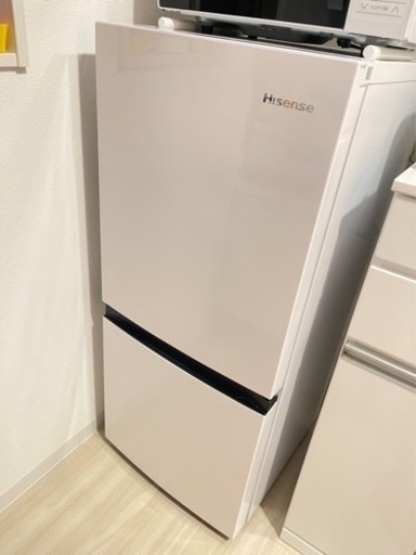 Hisense ノンフロン冷凍冷蔵庫 2ドア 134L 2020年製【超美品】