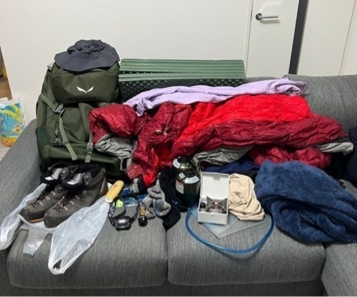 受付終了 登山道具一式