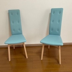 決まりました】日本製ダイニングチェア二脚セット
