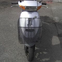 スズキ　レッツ2L　２サイクル　実働　現状車　低いシート仕様かな。