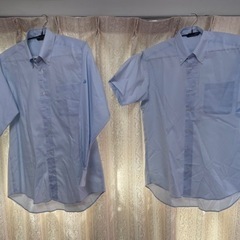 湘南学院高校指定Yシャツ　長袖/半袖2枚セット　Mサイズ