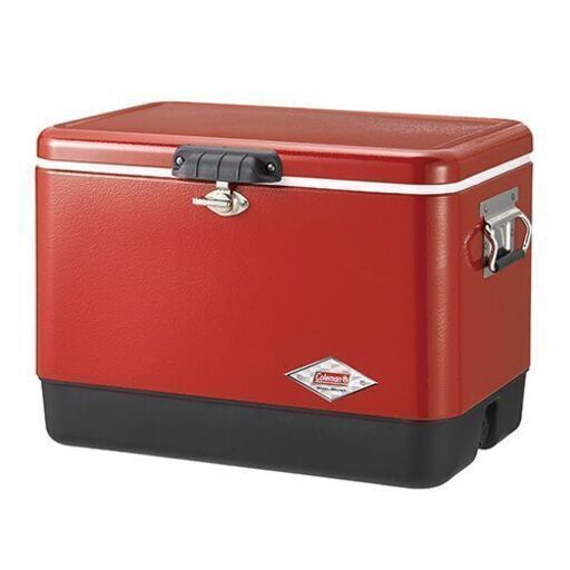 新品☆Colemanコールマン☆54QTスチールベルトクーラー(レッド