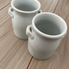 プリンのカップ、陶器