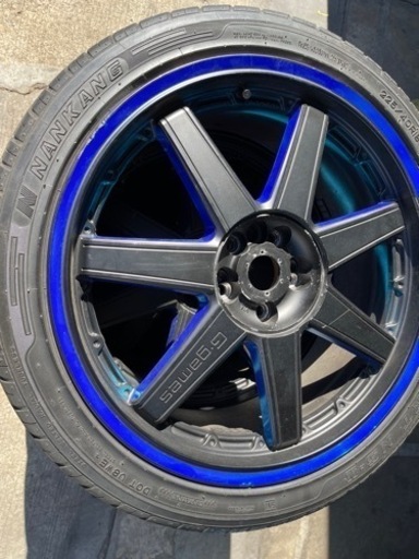 RAYZ G•games 18インチ pcd100 5穴4穴マルチ4本セット | w2