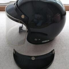 バイク用シールド付きジェットヘルメット  Mサイズ