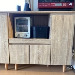 最終値下げ【美品】LOWYA 幅100cm 食器棚 カップボード 国産食器棚 レンジ台 キッチン収納 キッチンボード [幅120] | 【公式