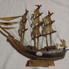 アンティーク　船の彫刻