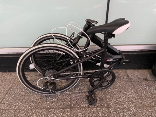 最終値下げ品！アポロ 折りたたみ自転車 黒 （兵庫県姫路市まで引き取り限定） 中古】兵庫県の折りたたみ自転車を格安/激安/無料であげます
