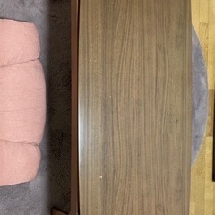 【3/4 引渡限定】ローテーブル(コタツ)、座椅子、ラグ