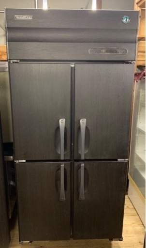 動確済み】ホシザキ 業務用冷蔵庫 HR-90ML 木目調 単相 100V 厨房機材
