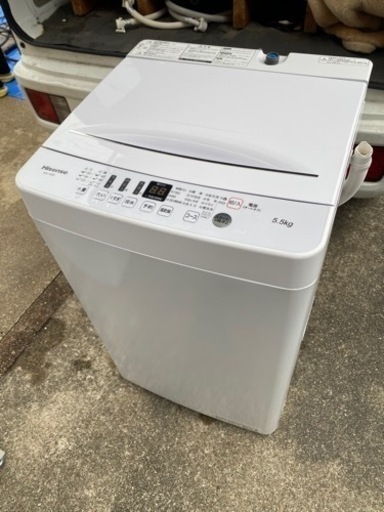 お薦め品‼️分解洗浄済み‼️ハイセンス洗濯機5.5kg 2020年 - 生活家電