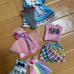 リカちゃん、ミキマキちゃん、バービーのお洋服と小物のセット