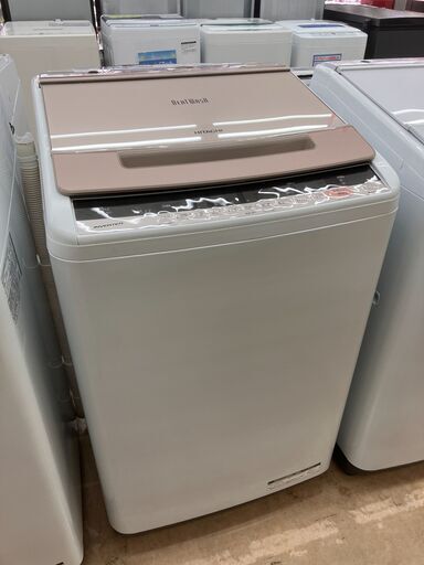 HITACHI 日立 8㎏洗濯機 2018年式 BW-V80C No.5087● ※現金、クレジット、ぺイペイ、スマホ決済対応※