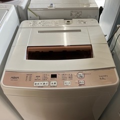 J63  AQUA 洗濯機 2019年製 6.0kg