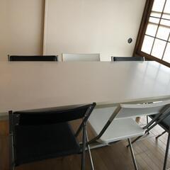 IKEA６人掛けダイニングテーブル 会議机などにも 幅175 奥...