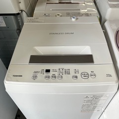 J64  TOSHIBA 洗濯機 2022年製 4.5kg 