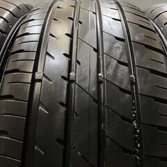 DUNLOP ENASAVE RV504 215/55R17 17インチ 夏タイヤ 4本 2018年製 バリ溝