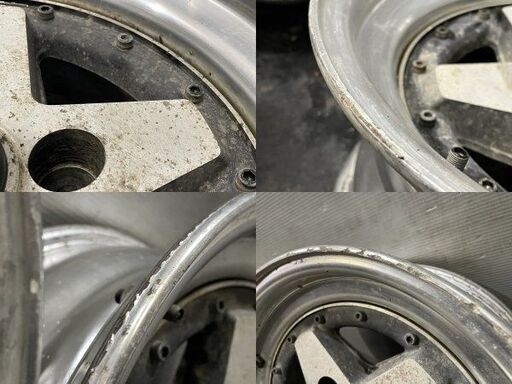 旧車ホイール HAYASHI RACING COMMAND ハヤシレーシング コマンド 14インチ 4本 6.5J/7J5HPCD114.3+9/+2 希少 当時物　(VHB367)クレジットカード QRコード決済可能