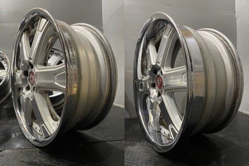 WORK LS606 ワーク 社外ホイール 20インチ 4本 8.5J/9.5J5HPCD114.3+40/+44　(VHV704)クレジットカード QRコード決済可能