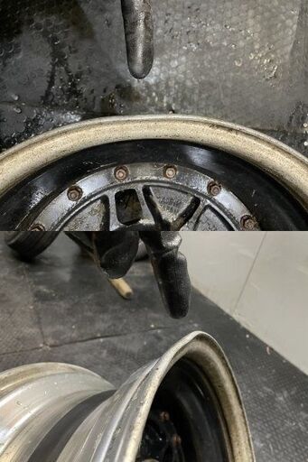 旧車ホイール HOSHINO RACING IMPUL ホシノレーシング インパル 16インチ 2本 8.5J4HPCD114.3-21 希少 当時物　(VHF357)クレジットカード QRコード決済可能