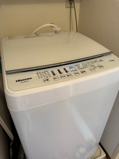 2021年製 Hisense 5.5kg 全自動洗濯機 HW-G55B-W