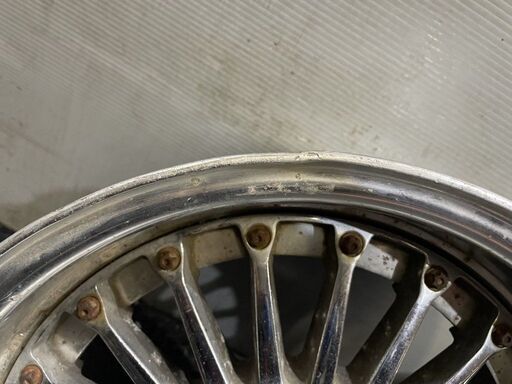 旧車ホイール WORK EWING II ワーク イーウイング 14インチ 2本 7J4HPCD114.3約+20 希少 当時物　(VHO423) クレジットカード QRコード決済可能