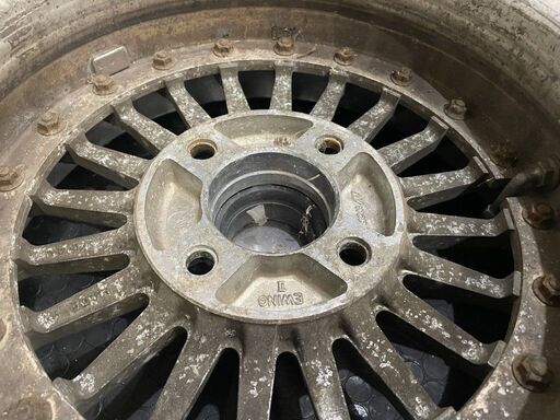 旧車ホイール WORK EWING II ワーク イーウイング 14インチ 2本 7J4HPCD114.3約+20 希少 当時物　(VHO423) クレジットカード QRコード決済可能