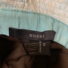 【GUCCI】水色帽子