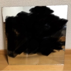 鏡❗️(43.5×43.5cm)＊映るので黒く塗りつぶしてます