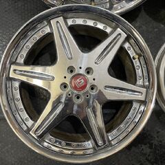 WORK LS LS406PR ワーク 20インチ 4本 9J5HPCD114.3+17/+35 深リム