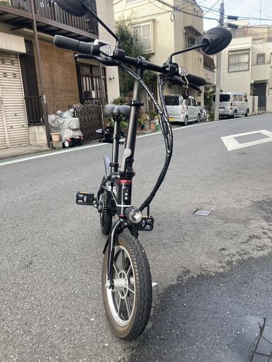 glafitバイク GFR-01 黒色 走行1059KM 電動バイク glafitバイク