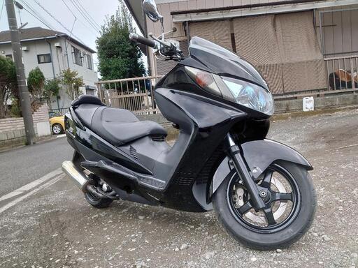 スズキスカイウェイブ250SS CJ43A 黒 人気のSS 未整備現状 エンジン