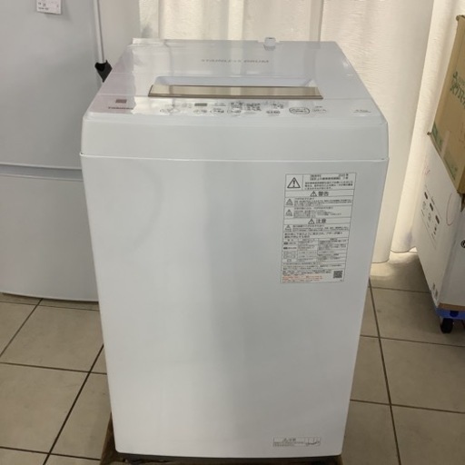 TOSHIBA 東芝 洗濯機 AW-45ME8 4.5㎏ 2020年製 - 家電