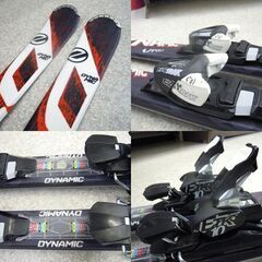 DYNAMIC 152cm カービングスキー VR07 ブラック×レッド 調整