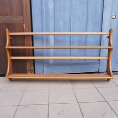 アーコール エルム材 ウォールシェルフ 壁掛けラック 飾り棚 北欧スタイル 英国 イギリスercol(アーコール)社のエルム無垢材を使用したウォールラック