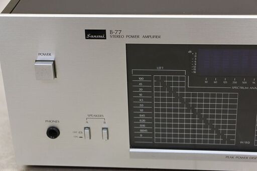 Sansui STEREO POWER AMPLIFIER B-77 パワーアンプ (E1430txY