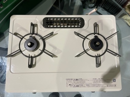 美品】リンナイ グリル付ガステーブル 都市ガス 2021年製 RTE340BEL 