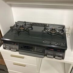 極美品 リンナイ Rinnai KG67BKR/LP ガステーブル プロパンガス用 右強火力 約60cm幅 片面焼グリル]