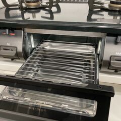 極美品 リンナイ Rinnai KG67BKR/LP ガステーブル プロパンガス用 右強火力 約60cm幅 片面焼グリル]