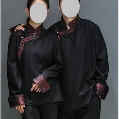新品 改良型 民族风JK・チベット・モンゴル 西藏衣装/黒・チャ...