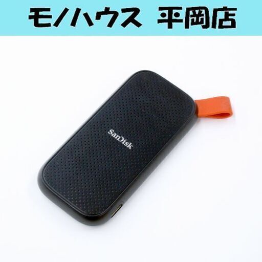 中古 外付けSSD 2TB SanDisk Portable SSD USB3.2 Type-C SDSSDE30-2T00-J26 使用時間5066時間 札幌市 清田区 平岡