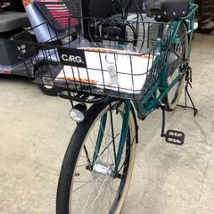 自転車 CARG Bucket 24インチ 変速あり グリーン【ユーズドユーズ名古屋天白店】 J2415