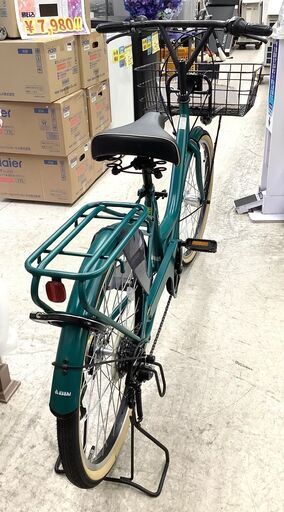 自転車 CARG Bucket 24インチ 変速あり 人気 グリーン【ユーズドユーズ  