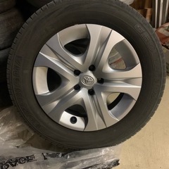 鉄チン！225/65R17 トヨタ純正スチールホイール付き4本 ...