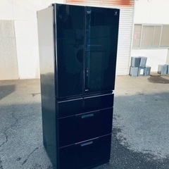三菱 6ドア 冷蔵庫 620L MR-EX62S-RT 2011年製 ミツビシ 観音開き 大型 