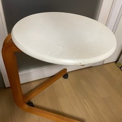 木製サイド丸テーブル