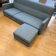 francfranc フュジーソファ グリーン ブラック×ゴールドのラグジュアリー空間にリゾートテイストを