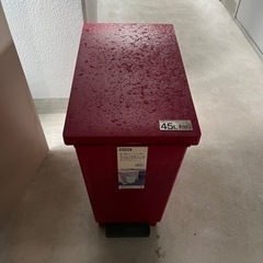 45L ペダル付きゴミ箱(部屋用の小さいゴミ箱2個つき)(値段交渉可)