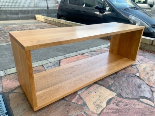 無印良品 木製テーブル ベンチ オーク材 無垢材