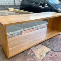 無印良品 木製テーブル ベンチ オーク材 無垢材